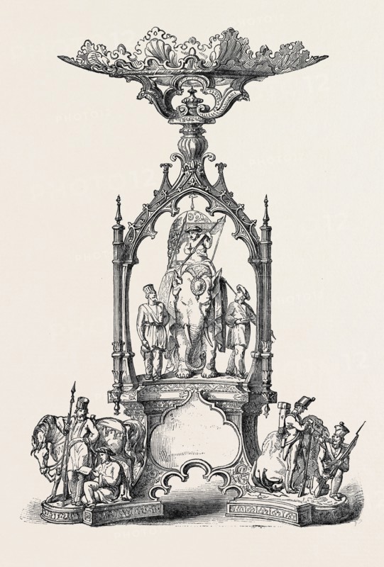 PLATE PRESENTED TO SIR CHARLES J. NAPIER, BY THE BELOOCH SIRDARS OF SCINDE