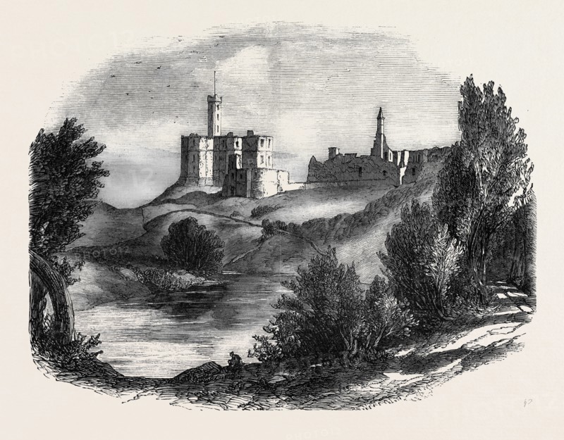 MEETING OF THE ARCHAEOLOGICAL INSTITUTE, AT NEWCASTLE UPON TYNE: WARKWORTH CASTLE