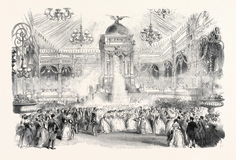 THE GRAND BALL IN THE MARCHE DES INNOCENS, 1852