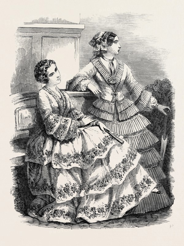 PARIS FASHIONS FOR AUGUST, 1852