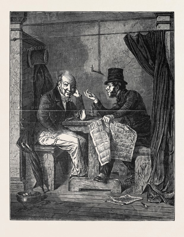 "A NEW YORK COMMUNIST ADVANCING AN ARGUMENT," PAINTED BY R.C. WOODVILLE