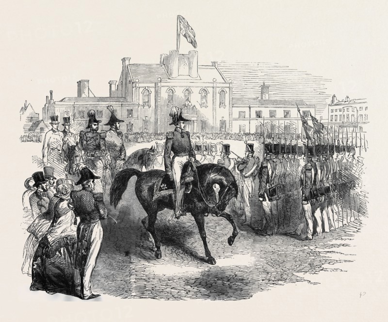 REVIEW OF THE HON. ARTILLERY COMPANY, BY HIS ROYAL HIGHNESS PRINCE ALBERT CAPTAIN-GENERAL AND COLONEL, 1852