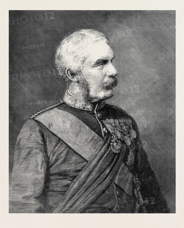 GENERAL SIR FREDERICK PAUL HAINES, G.C.B., C.I.S., COMMANDER-IN-CHIEF OF THE ARMY IN INDIA, 1879