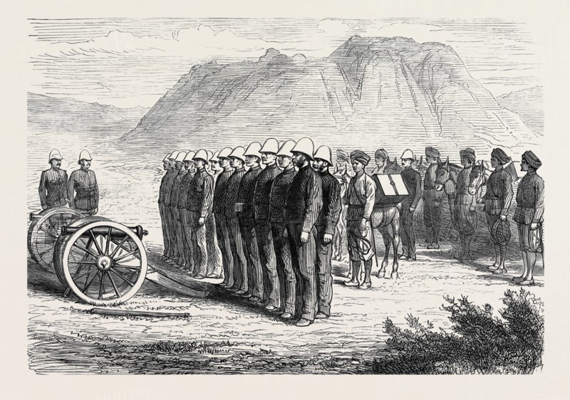 THE AFGHAN WAR: A SUBDIVISION OF A MOUNTAIN BATTERY, 1879