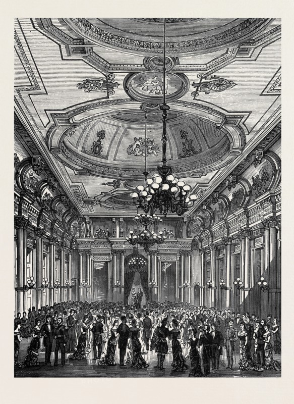THE MARQUIS OF LORNE AND PRINCESS LOUISE AT MONTREAL: BALL GIVEN BY THE ST. ANDREW'S SOCIETY, 1879