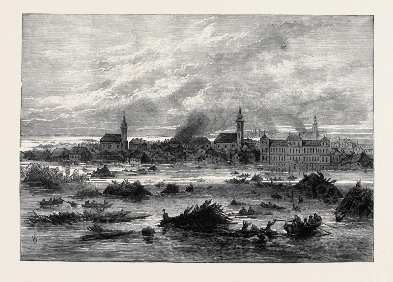 THE GREAT FLOOD IN HUNGARY: SZEGEDIN, AFTER THE DISASTER, 1879