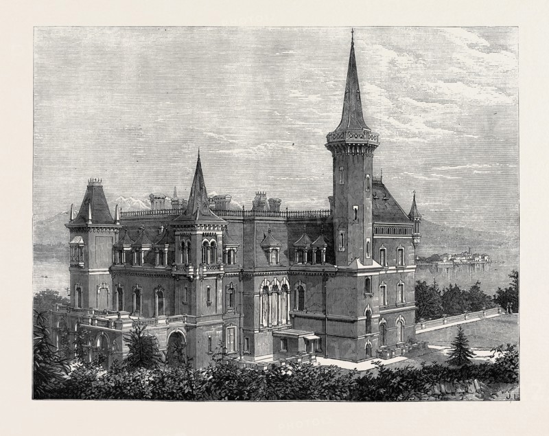 THE QUEEN'S RESIDENCE IN ITALY: VILLA CLARA, LAGO MAGGIORE, 1879