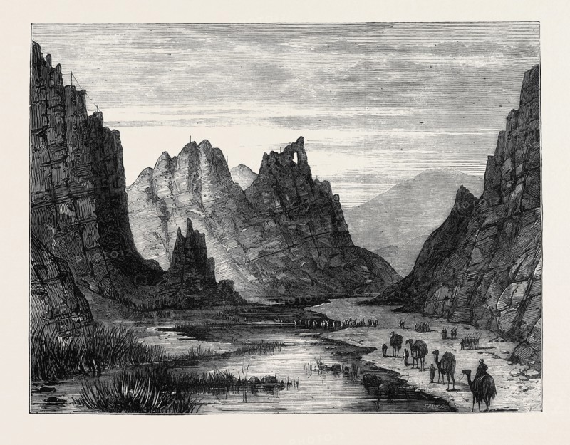 THE AFGHAN WAR: A VIEW IN THE BOLAN PASS, 1879