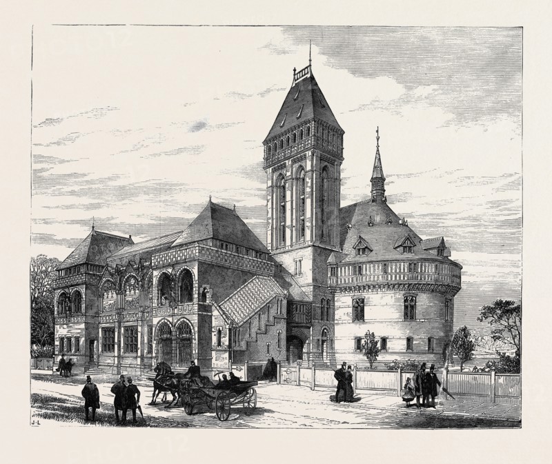 THE SHAKESPEARE MEMORIAL THEATRE, STRATFORD-ON-AVON, 1879