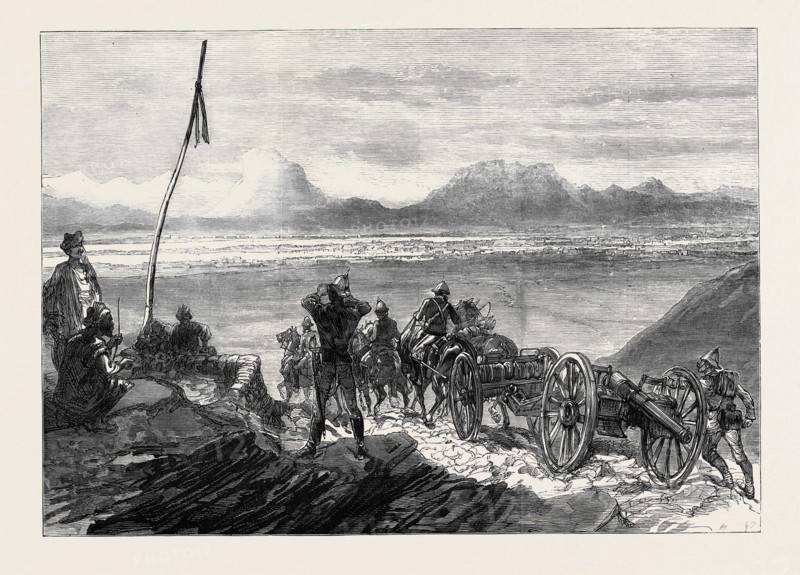 THE AFGHAN WAR: FIRST VIEW OF CANDAHAR, 1879