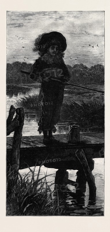 PATIENCE ON A MONUMENT. BY C.T. GARLAND, FROM THE EXHIBITION AT THE DUDLEY GALLERY, 1879