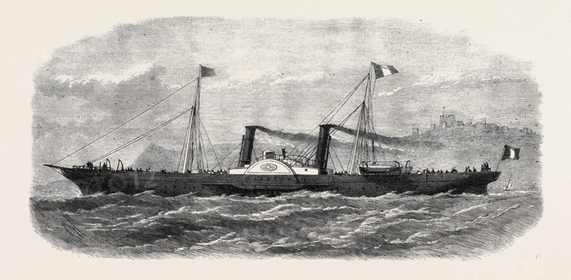 THE LOUISE MARIE, OSTEND AND DOVER PACKET-BOAT, 1867