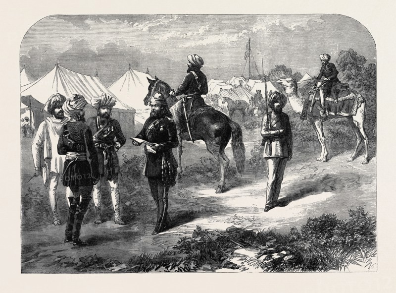 INDIAN TROOPS FOR THE ABYSSINIAN EXPEDITION, 1867