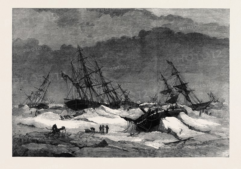 WRECKS ON THE COAST OF LAPLAND, IN THE WHITE SEA, 1867