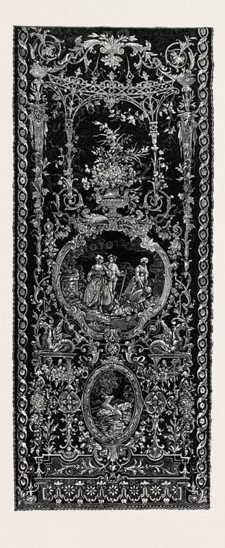 THE PARIS INTERNATIONAL EXHIBITION: FRENCH EMBROIDERED MUSLIN, FRANCE, 1867