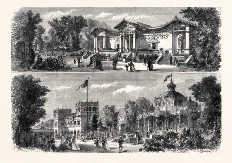 THE SWISS, SPANISH, AND PORTUGUESE FINE ART ANNEXES IN THE PARIS INTERNATIONAL EXHIBITION, FRANCE, 1867
