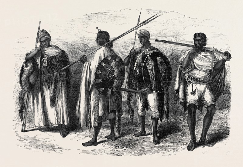 ABYSSINIAN WARRIORS, 1867