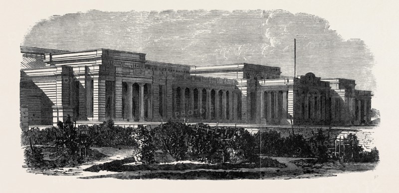 THE RAILWAY STATION AT CAWNPORE, 1867