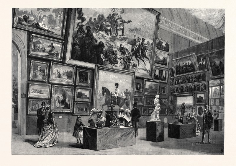 EXHIBITION OF FINE ARTS IN THE AUSTRIAN SECTION OF THE PARIS INTERNATIONAL EXHIBITION, FRANCE, 1867