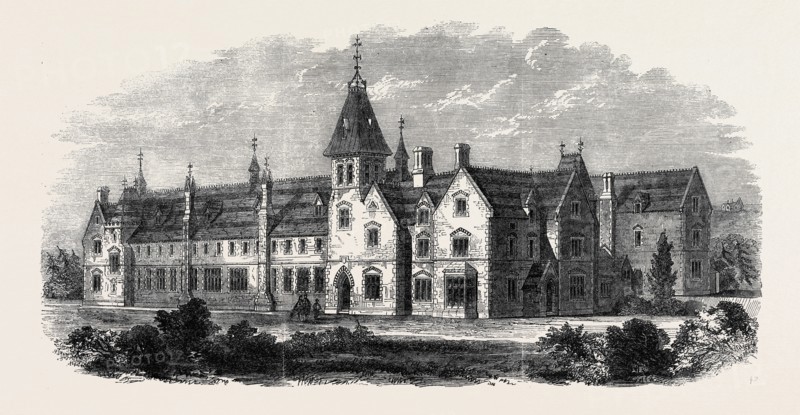 THE DIOCESAN TRAINING COLLEGE, WINCHESTER, OPENED ON MONDAY WEEK BY THE BISHOP OF WINCHESTER, OCTOBER 25, 1862