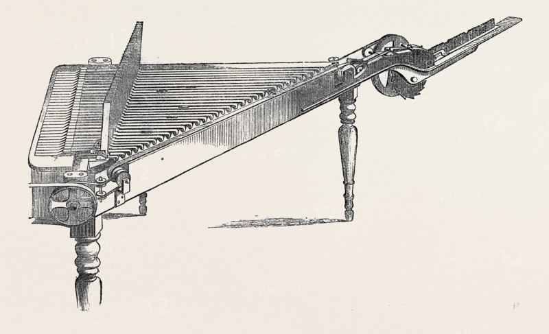 THE INTERNATIONAL EXHIBITION: MITCHEL'S TYPE-COMPOSING MACHINE, 1862