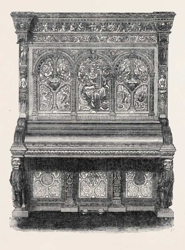 THE INTERNATIONAL EXHIBITION: PIANOFORTE BY MESSRS. ALLISON, OF WARDOUR STREET, 1862