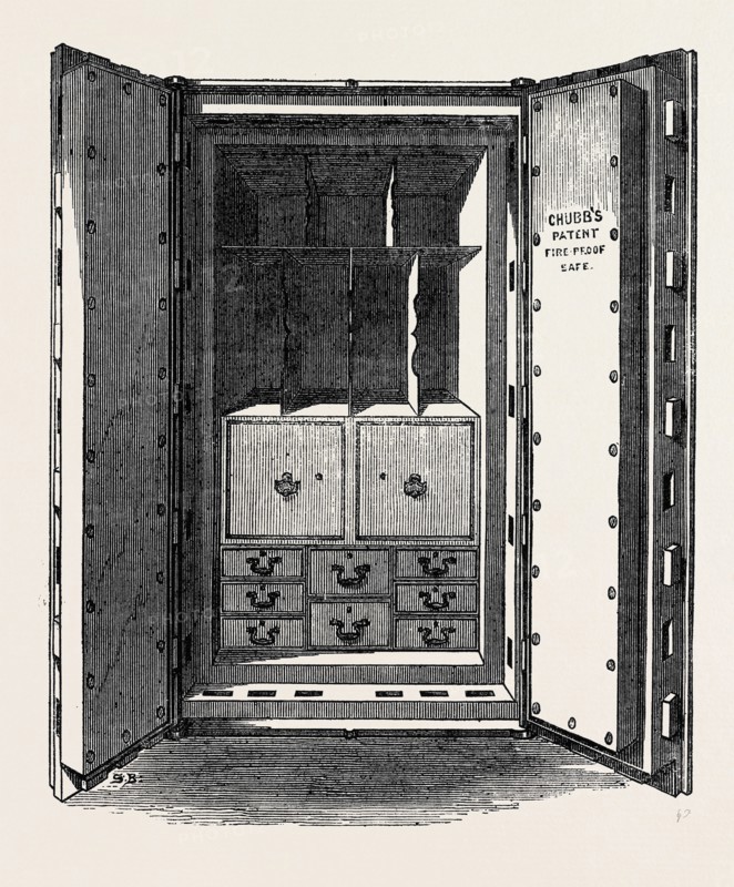 THE INTERNATIONAL EXHIBITION: CHUBBS' SAFE, 1862