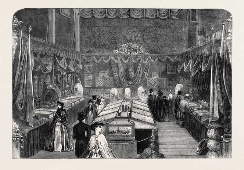 THE INTERNATIONAL EXHIBITION: THE BRAZILIAN COURT, 1862