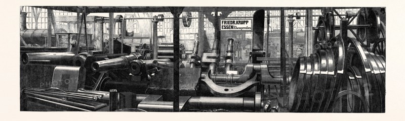 THE INTERNATIONAL EXHIBITION: GROUP OF OBJECTS IN STEEL EXHIBITED BY MR. KRUPP, OF ESSEN, PRUSSIA, 1862