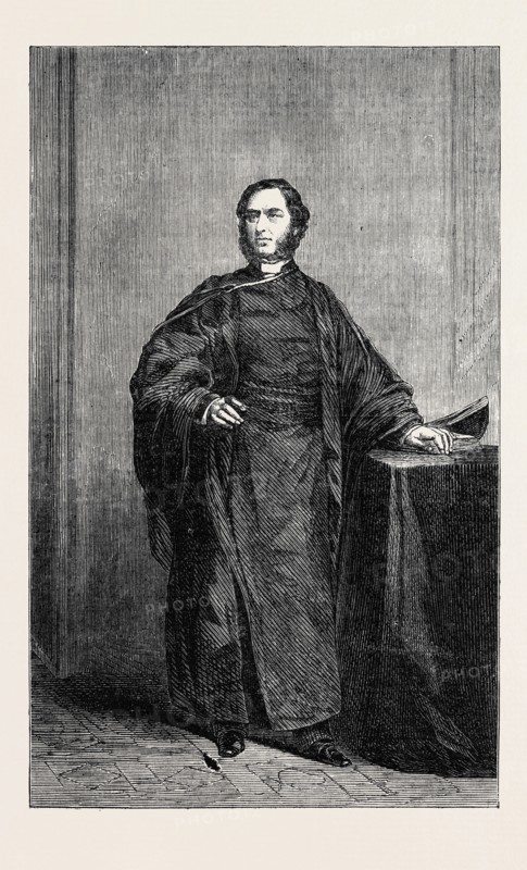 DR. AINGER, PRINCIPAL OF ST. BEES COLLEGE, CUMBERLAND, 1862