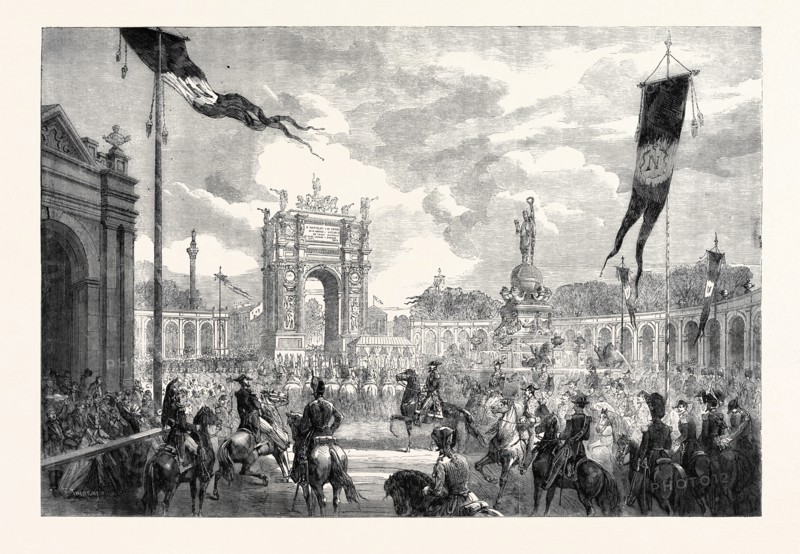 OPENING OF THE BOULEVARD DU PRINCE EUGÃàNE, AT PARIS, BY THE EMPEROR, 1862