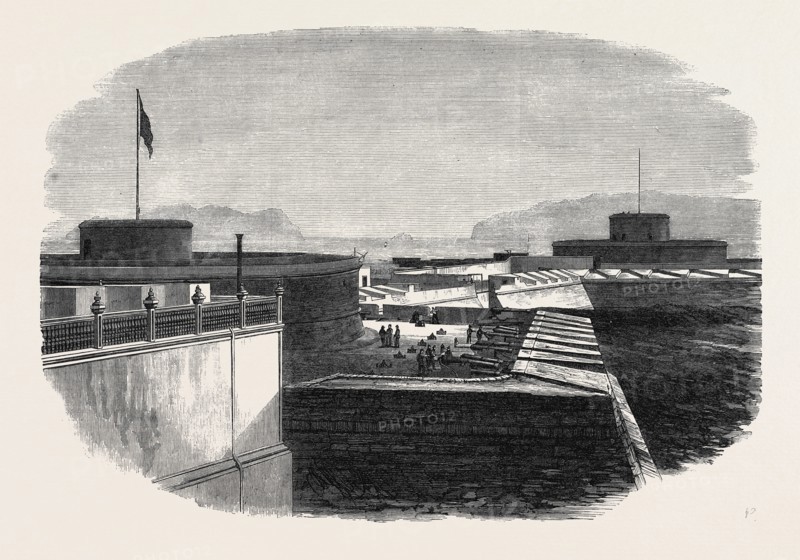 FORTS AND BATTERIES AT CALLAO, 1866