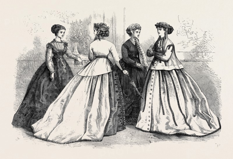 PARIS FASHIONS FOR JUNE, 1866