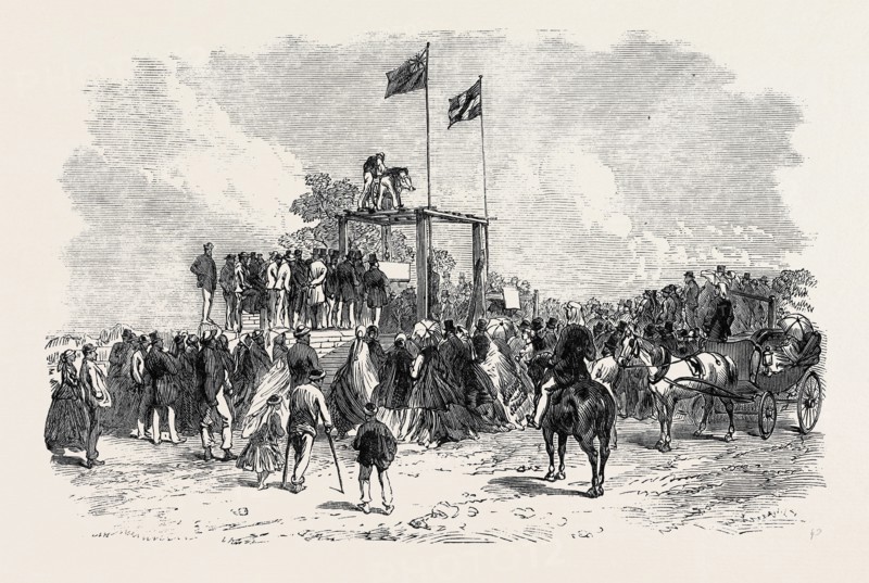 LAYING THE FOUNDATION STONE OF THE VICTORIA INSTITUTION FOR THE DEAF AND DUMB AT MELBOURNE, AUSTRALIA, 1866
