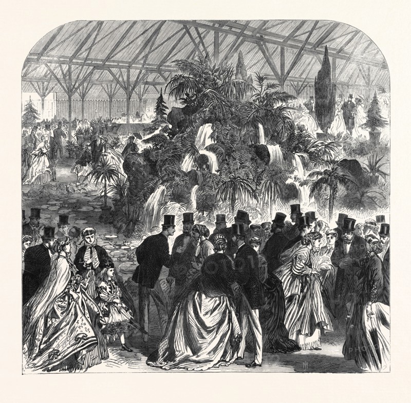 THE INTERNATIONAL HORTICULTURAL AND BOTANICAL EXHIBITION AT SOUTH KENSINGTON, LONDON, UK, 1866