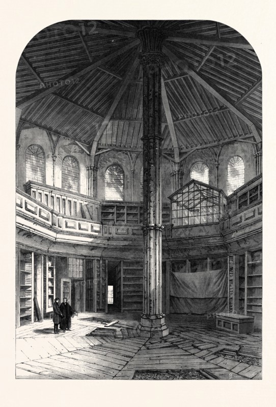THE CHAPTER HOUSE, WESTMINSTER ABBEY, LONDON, UK, 1866