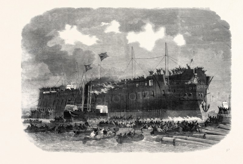 THE NORTHUMBERLAND AFLOAT, UK, 1866