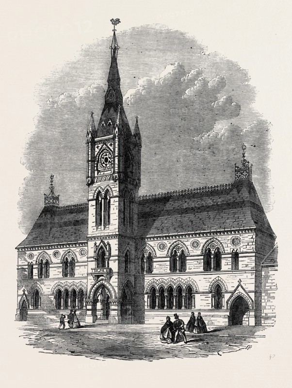 THE NEW TOWNHALL, DUMBARTON, UK, 1866
