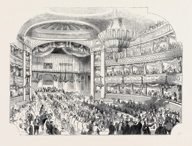 THE GRAND BANQUET TO MR. O'CONNELL IN COVENT GARDEN THEATRE ON TUESDAY LAST