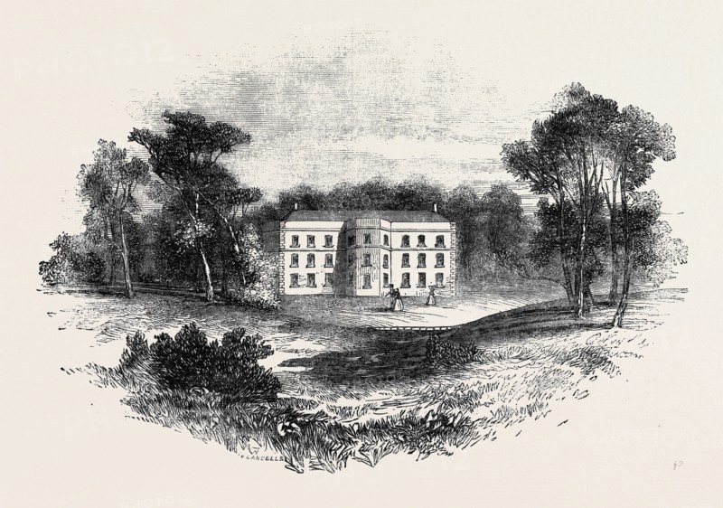 OSBORNE HOUSE, ISLE OF WIGHT, THE INTENDED RESIDENCE OF HER MAJESTY.