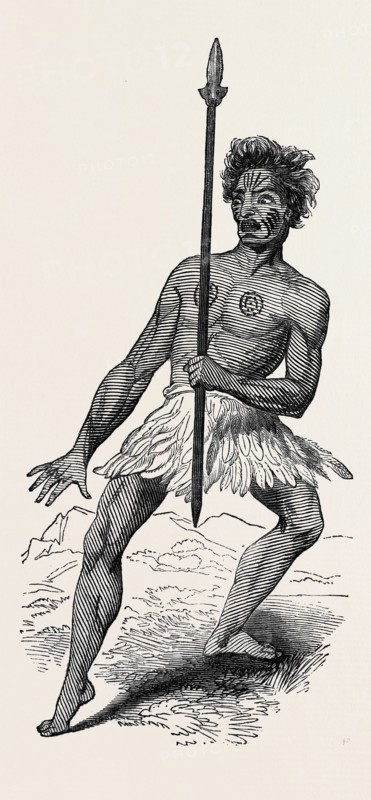 NEW ZEALAND WAR DANCE.
