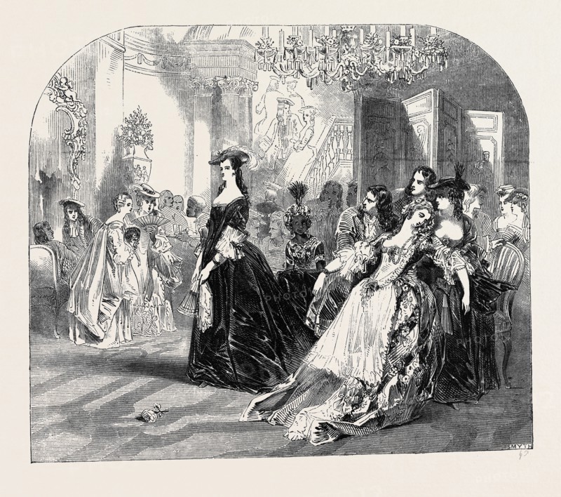 BRUNETTA AND PHILLIS. (SPECTATOR, NO. 80.) PAINTED BY GILBERT.