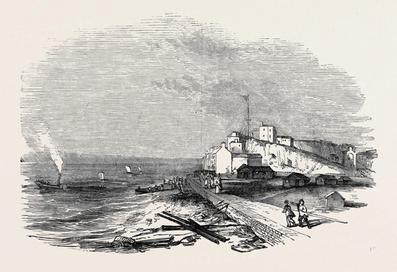 WRECK OF "THE WATERMAN" STEAMER, OFF HASTINGS,