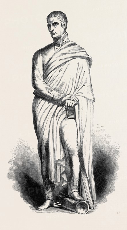 COLOSSAL STATUE OF THE LATE DUKE OF GORDON, AT ABERDEEN.