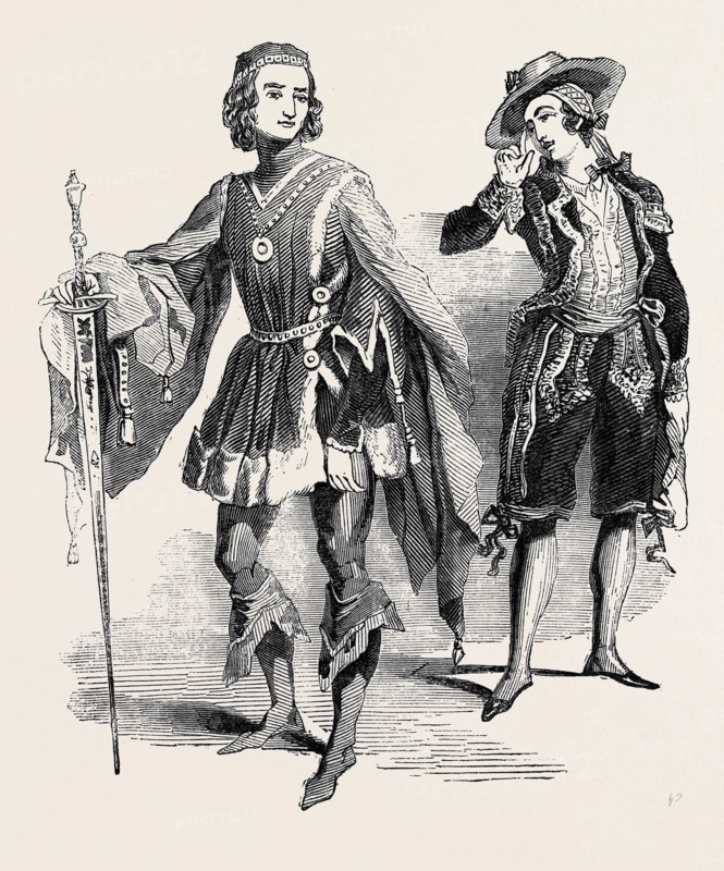 SERVITOR, GERMAN NOBLE; SERVITOR, SPANISH PEASANT; ETON MONTEM 1844