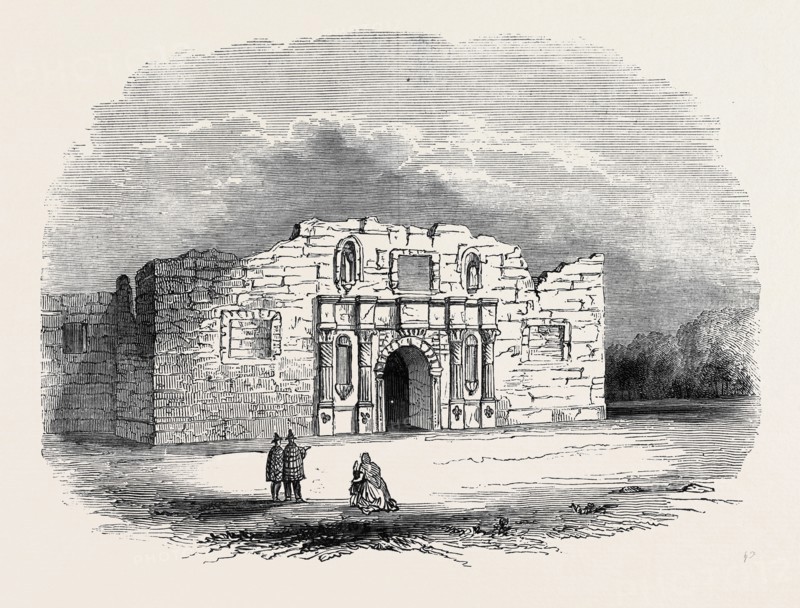 TEXAS: CHURCH OF ALAMO, SAN ANTONIO DE BEXAR
