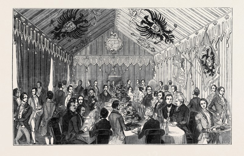 BANQUET IN THE IMPERIAL PAVILION