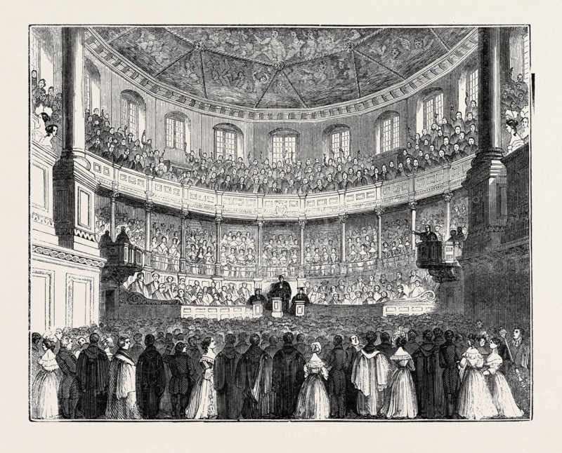 THE CONVOCATION IN THE THEATRE