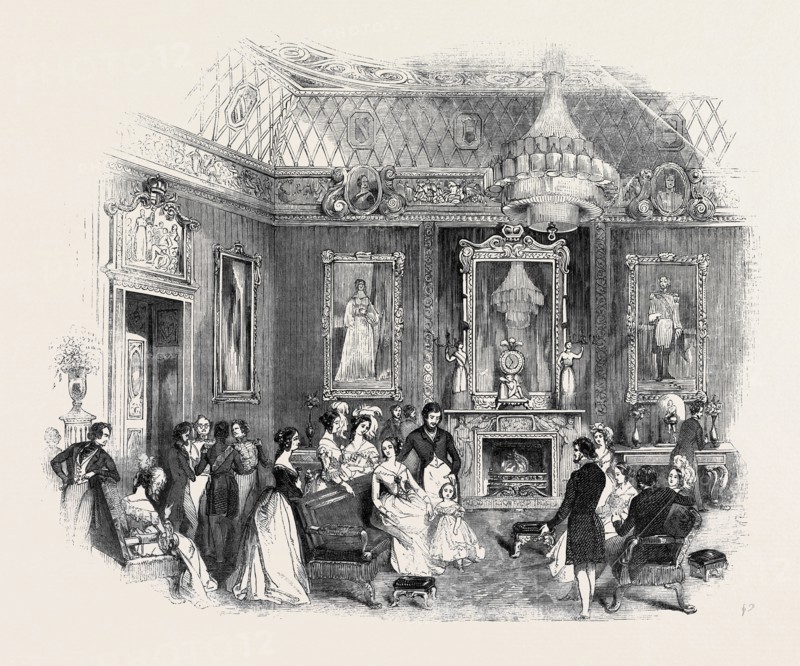 THE YELLOW DRAWING ROOM, BUCKINGHAM PALACE