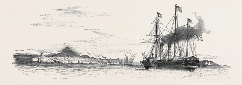 THE MAIL PACKET FROM ALEXANDRIA, OFF MARSEILLES, THE INDIAN MAIL ON BOARD